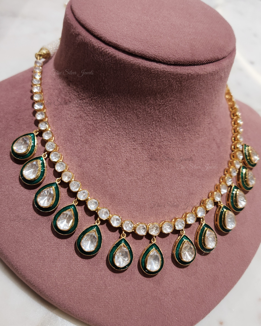 925 Silver Kasturba Necklace