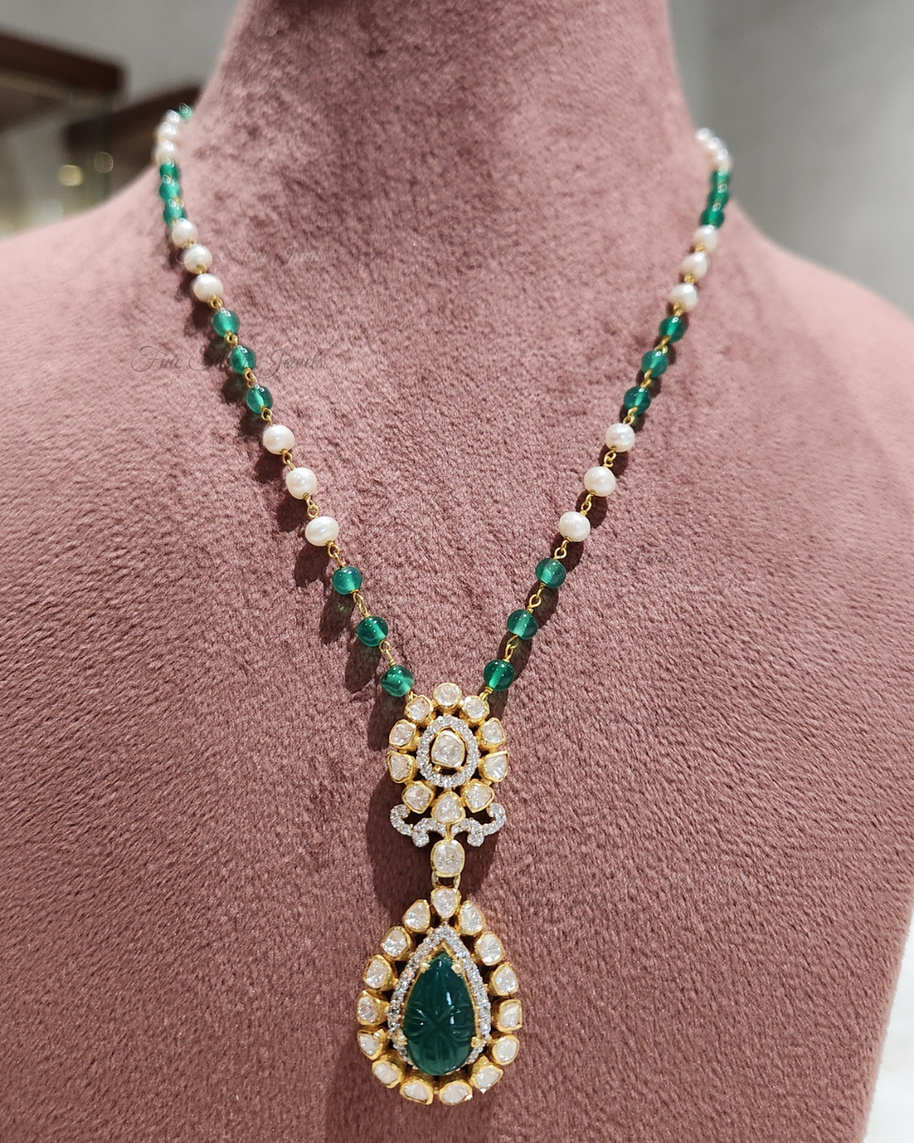 925 Silver Madhubani Necklace Set