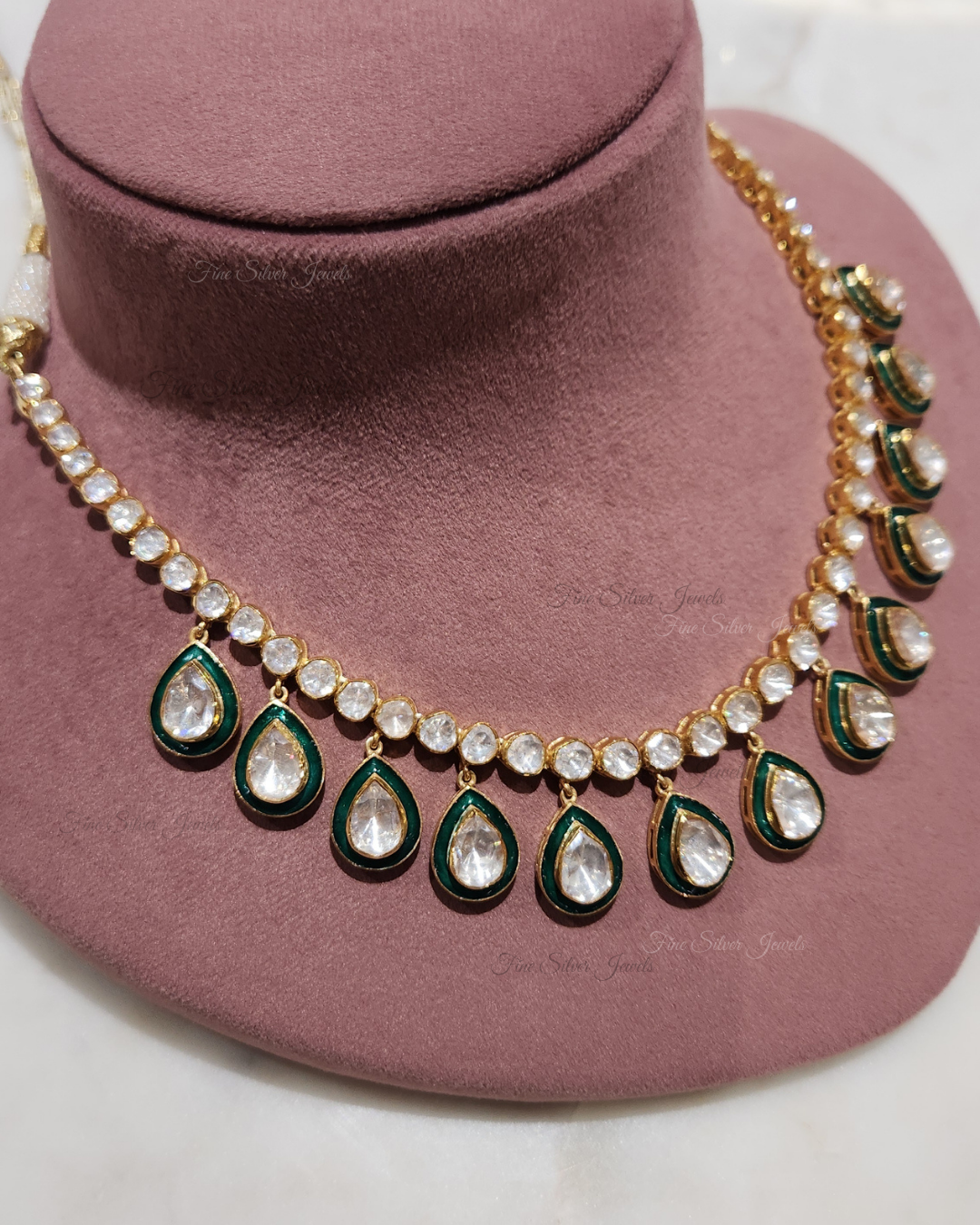 925 Silver Kasturba Necklace