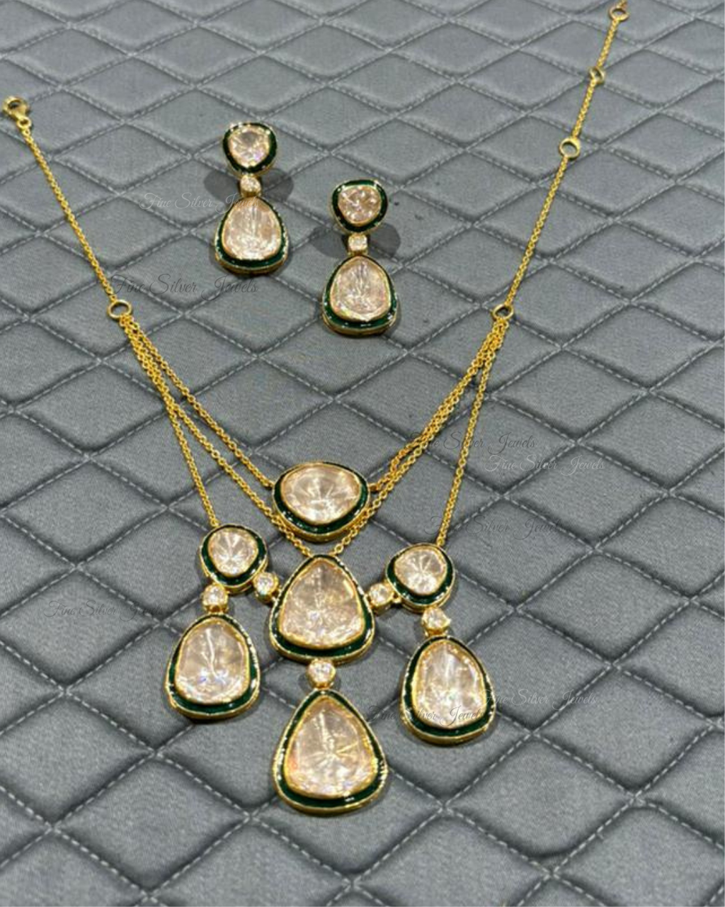 925 Silver Sunidhi Necklace Set