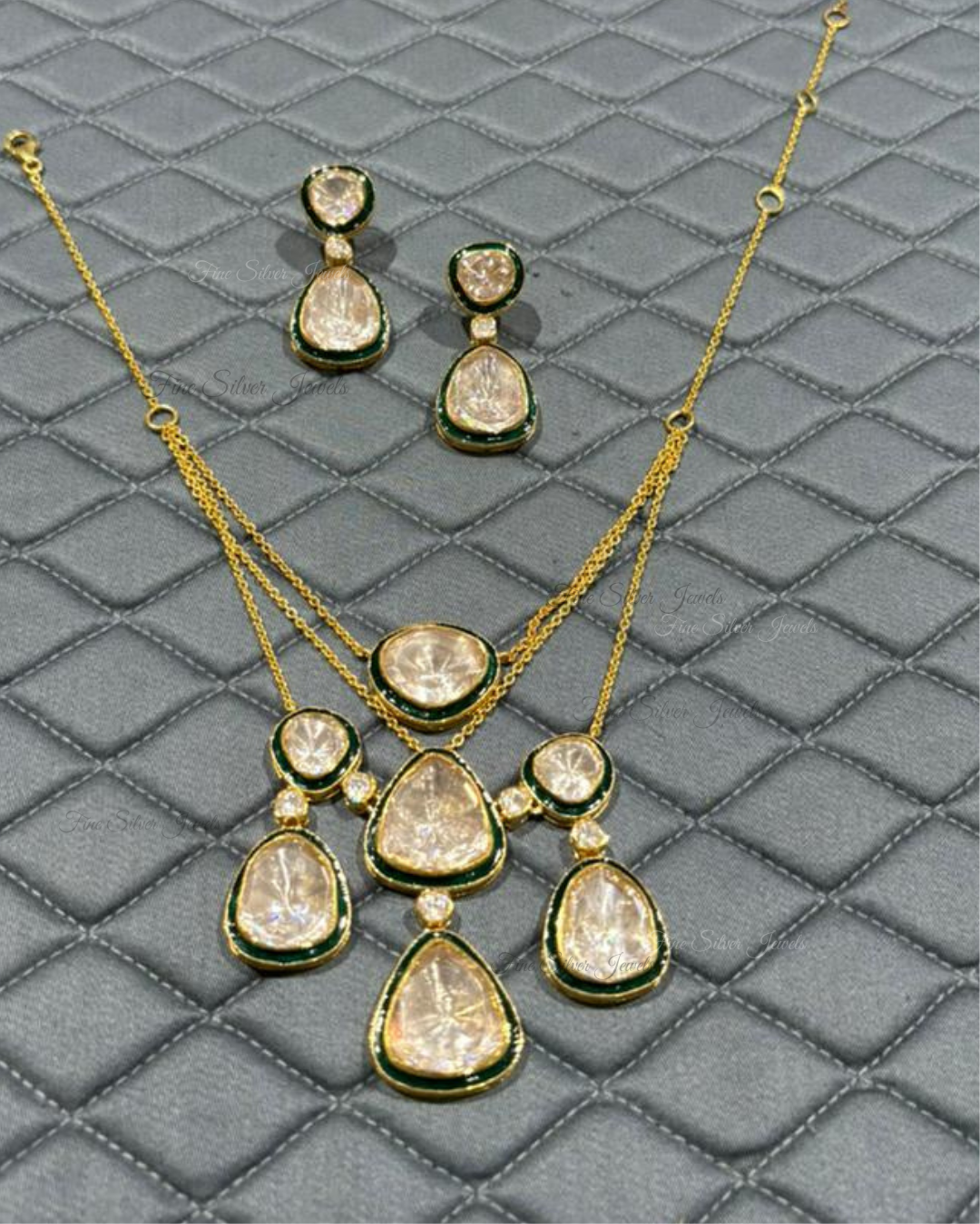 925 Silver Sunidhi Necklace Set