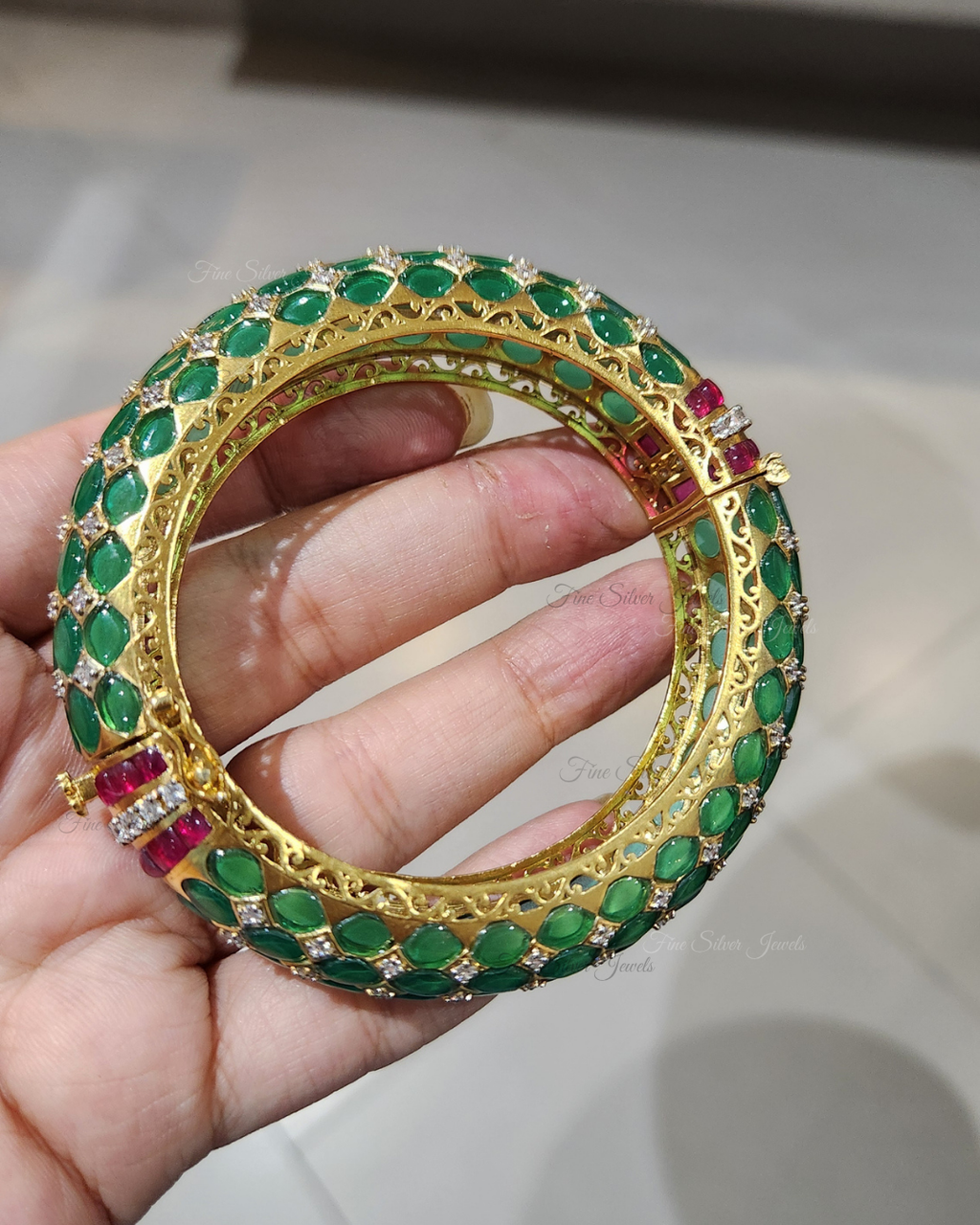 925 Silver Varsha Bangle