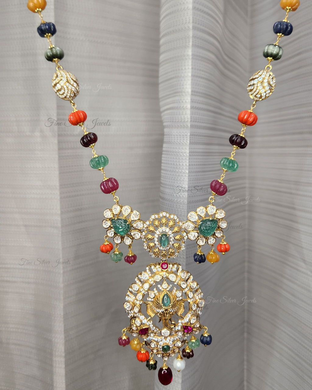 925 Silver Vinayaka Pendant Necklace