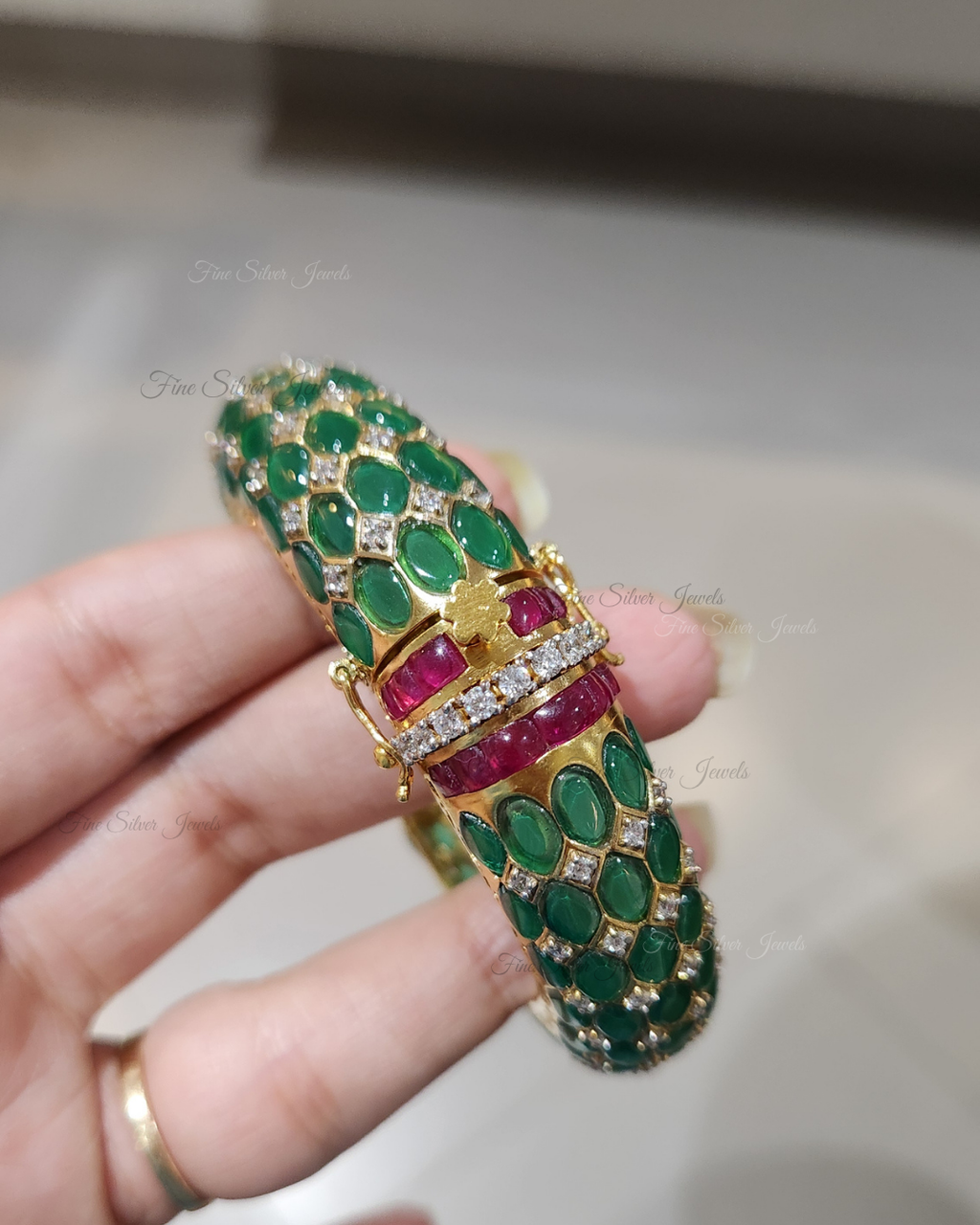 925 Silver Varsha Bangle