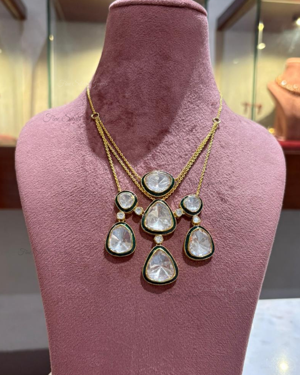 925 Silver Sunidhi Necklace Set