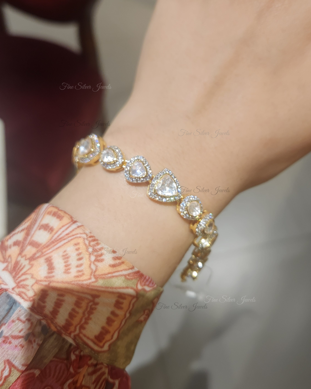 925 Silver Victorian Bracelet