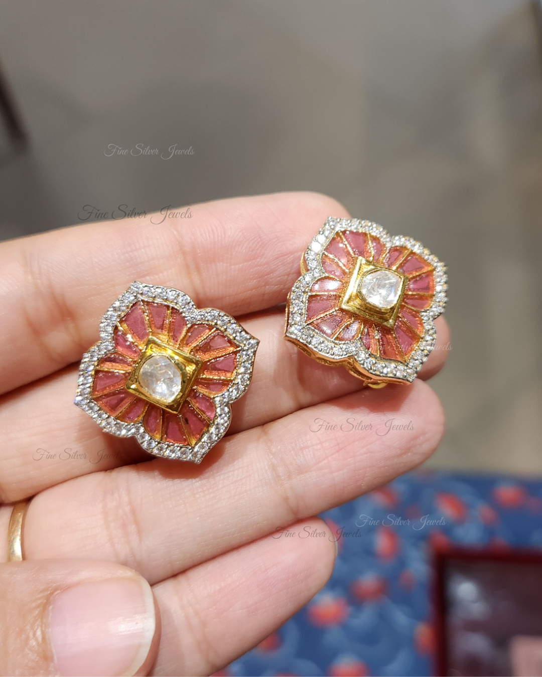 925 Silver Riddhi Earrings