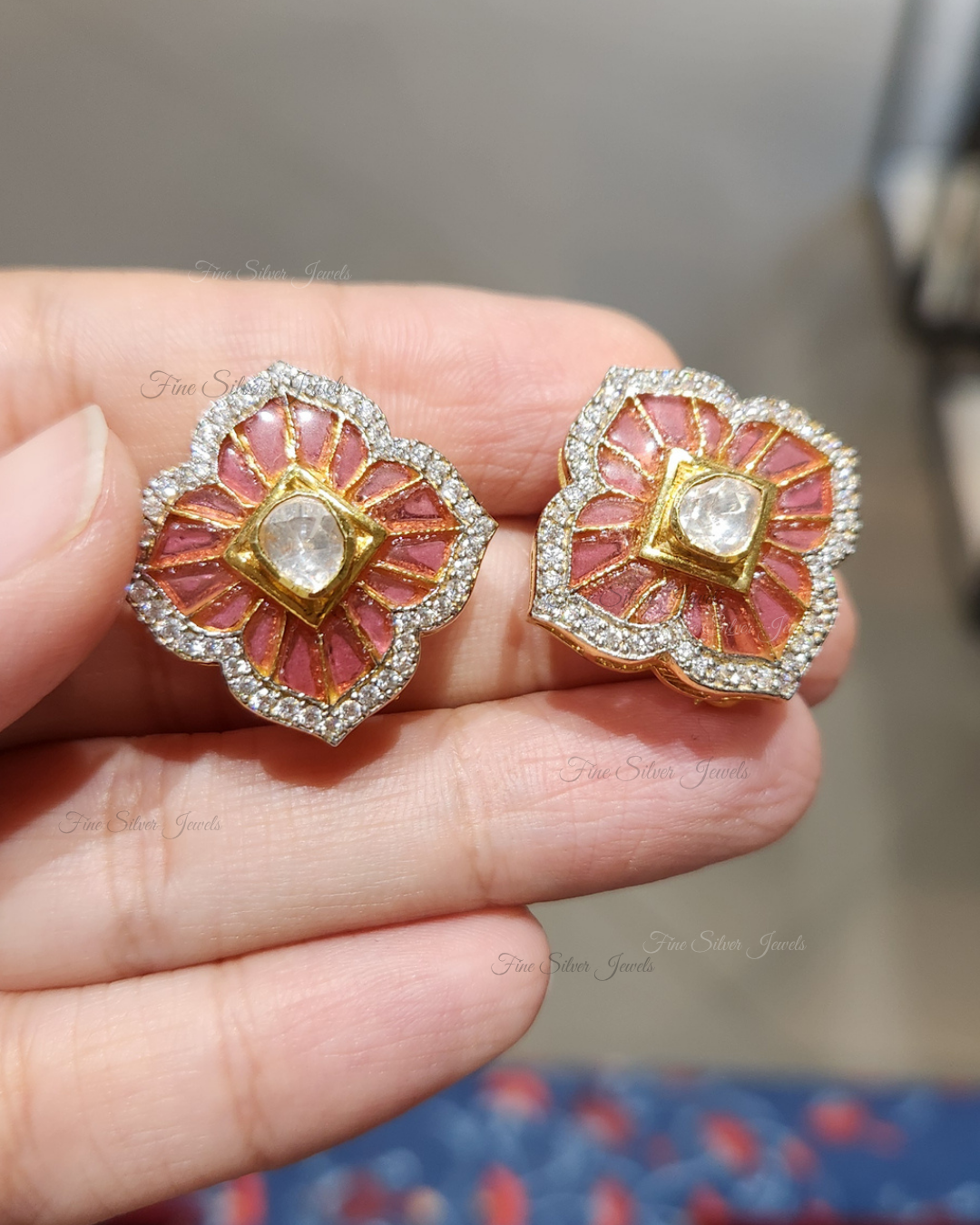 925 Silver Riddhi Earrings