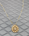 925 Silver Raag Polki Pendant