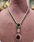 925 Silver Vaishnavi Necklace Set