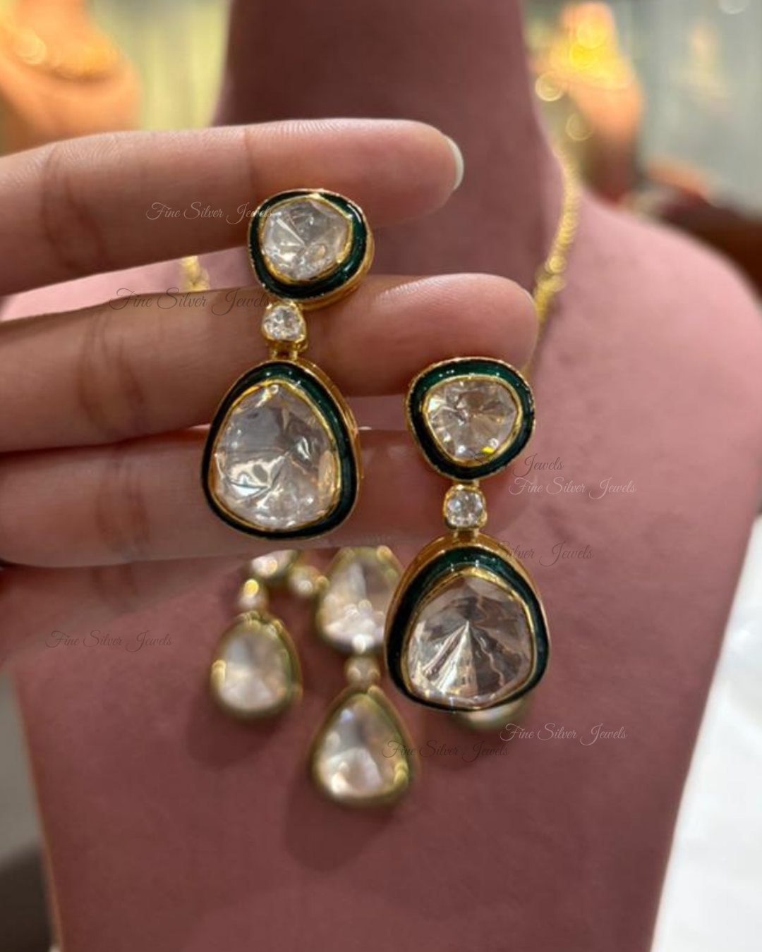 925 Silver Sunidhi Necklace Set