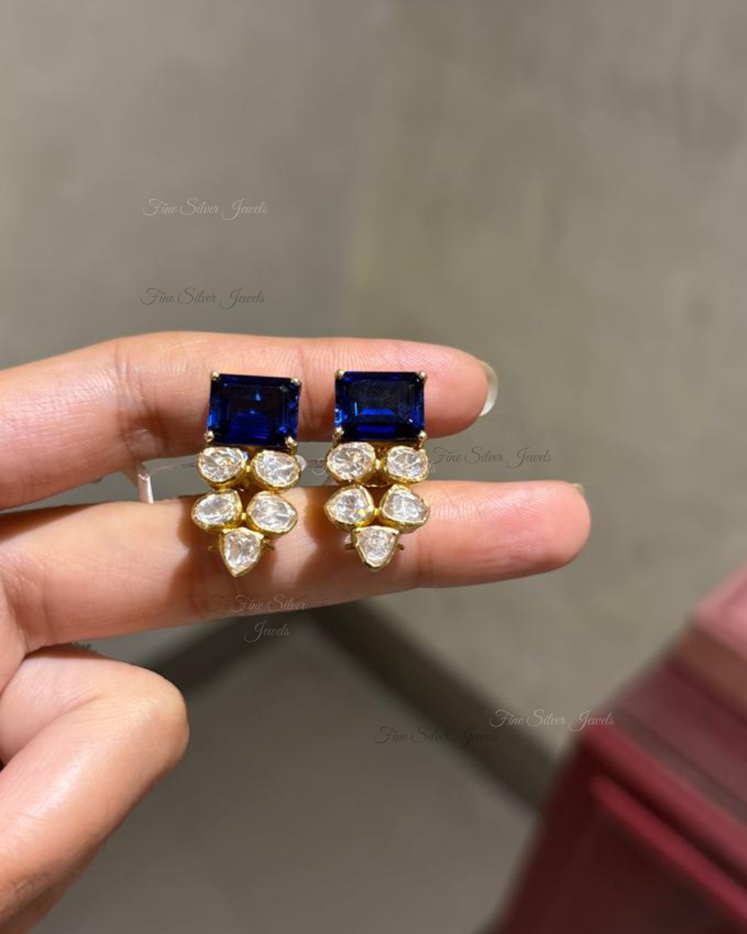 925 Silver Mural Earrings