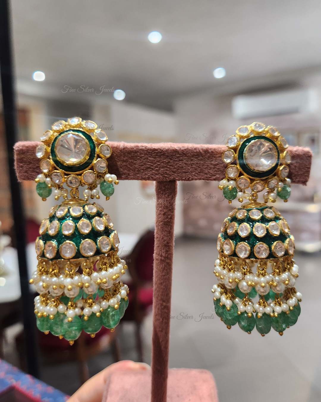 925 Silver Leela Jhumka Earring