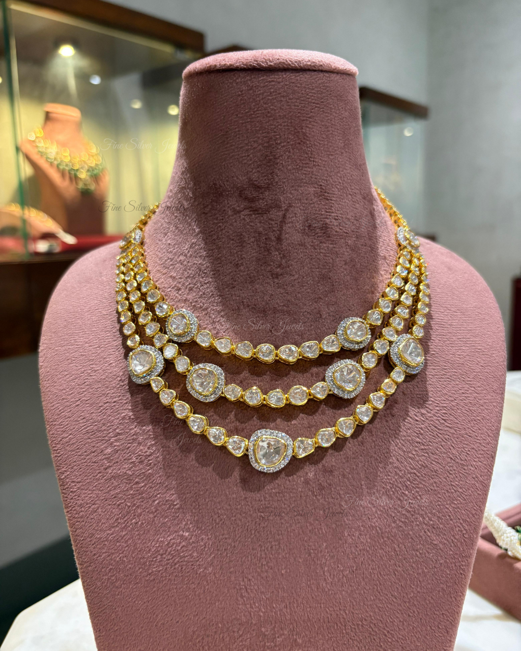 925 Silver Kumud Necklace