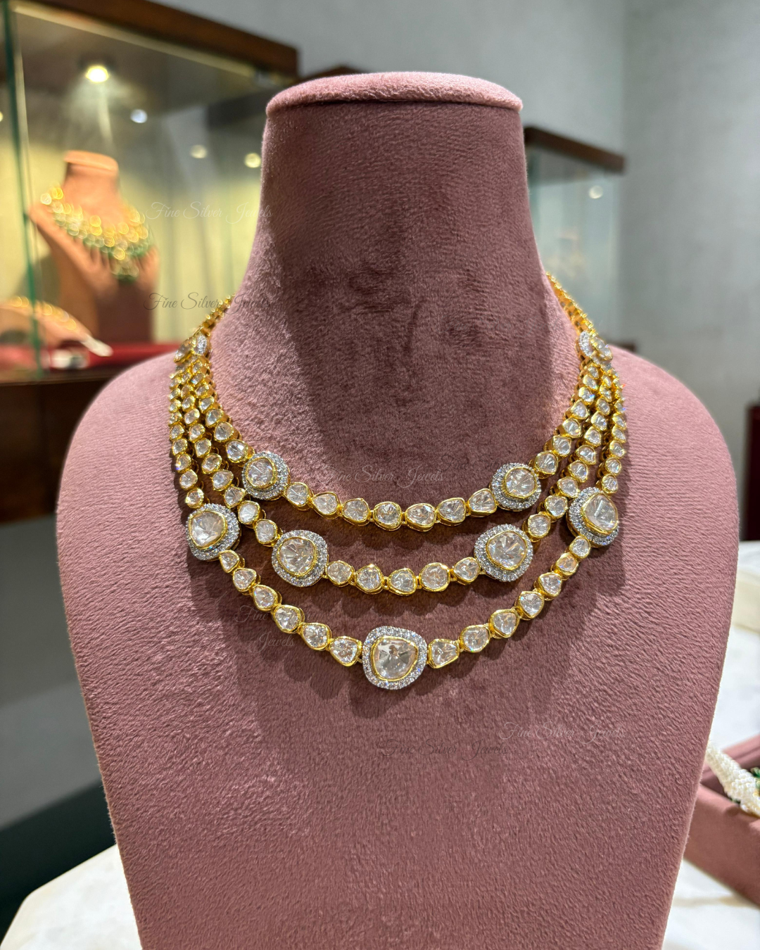 925 Silver Kumud Necklace