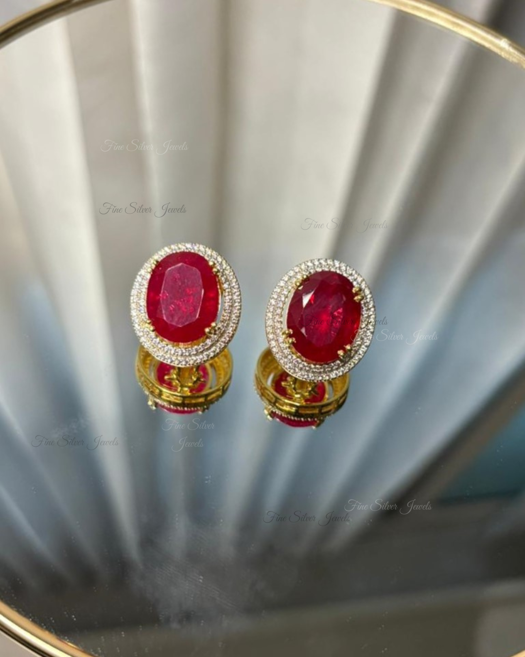 925 Silver Vatika Earring