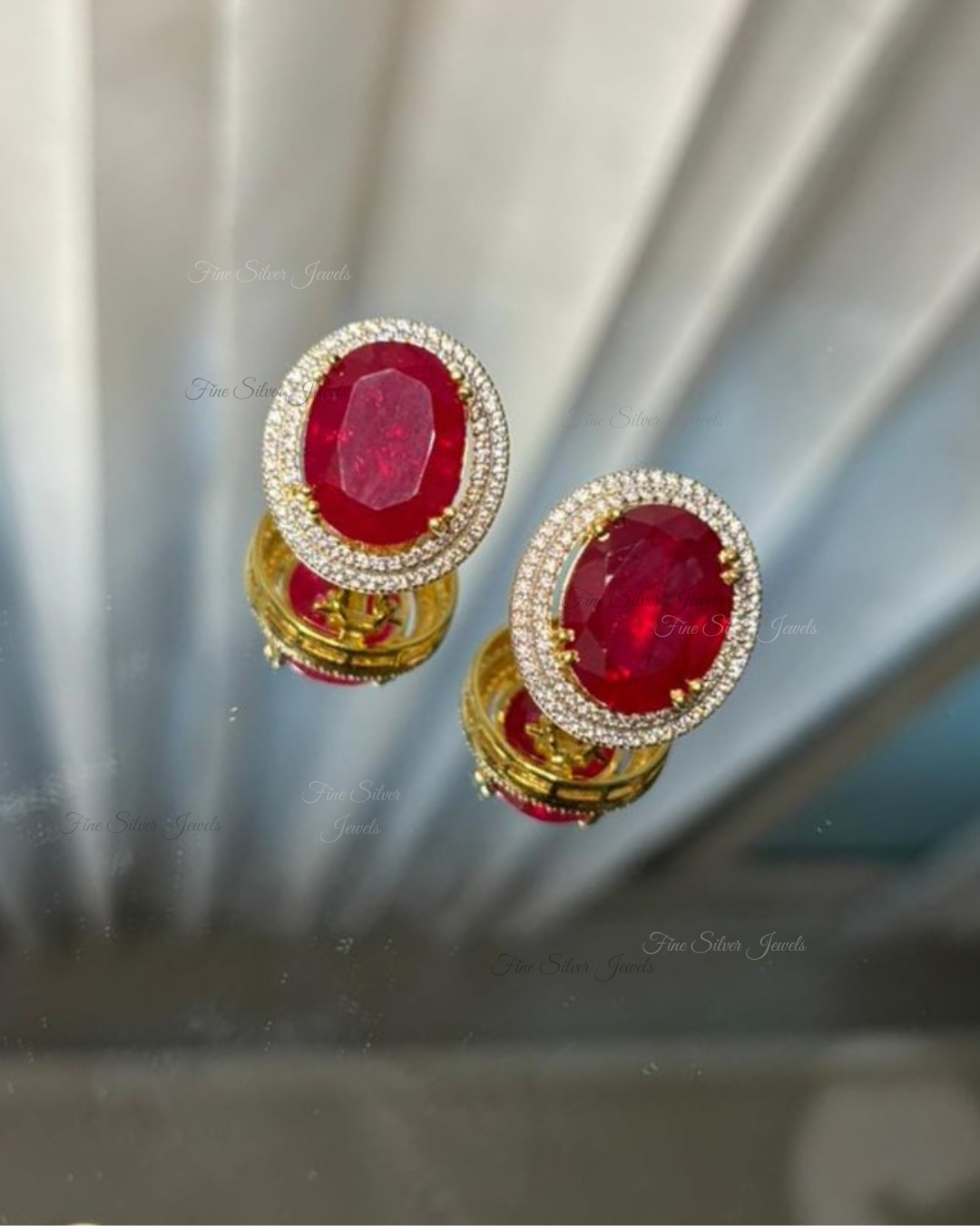 925 Silver Vatika Earring