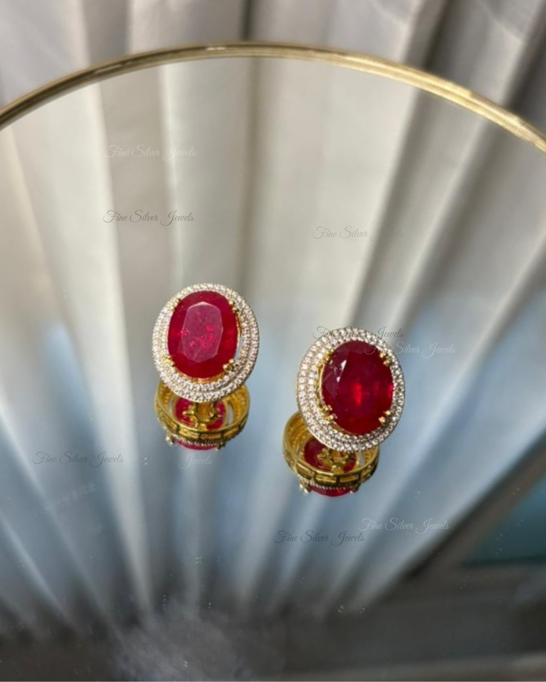 925 Silver Vatika Earring