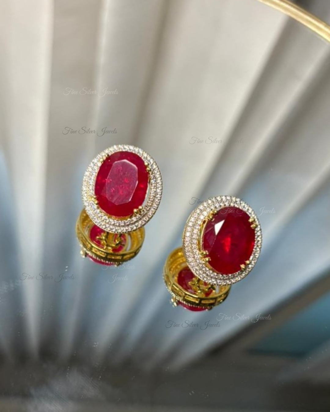 925 Silver Vatika Earring
