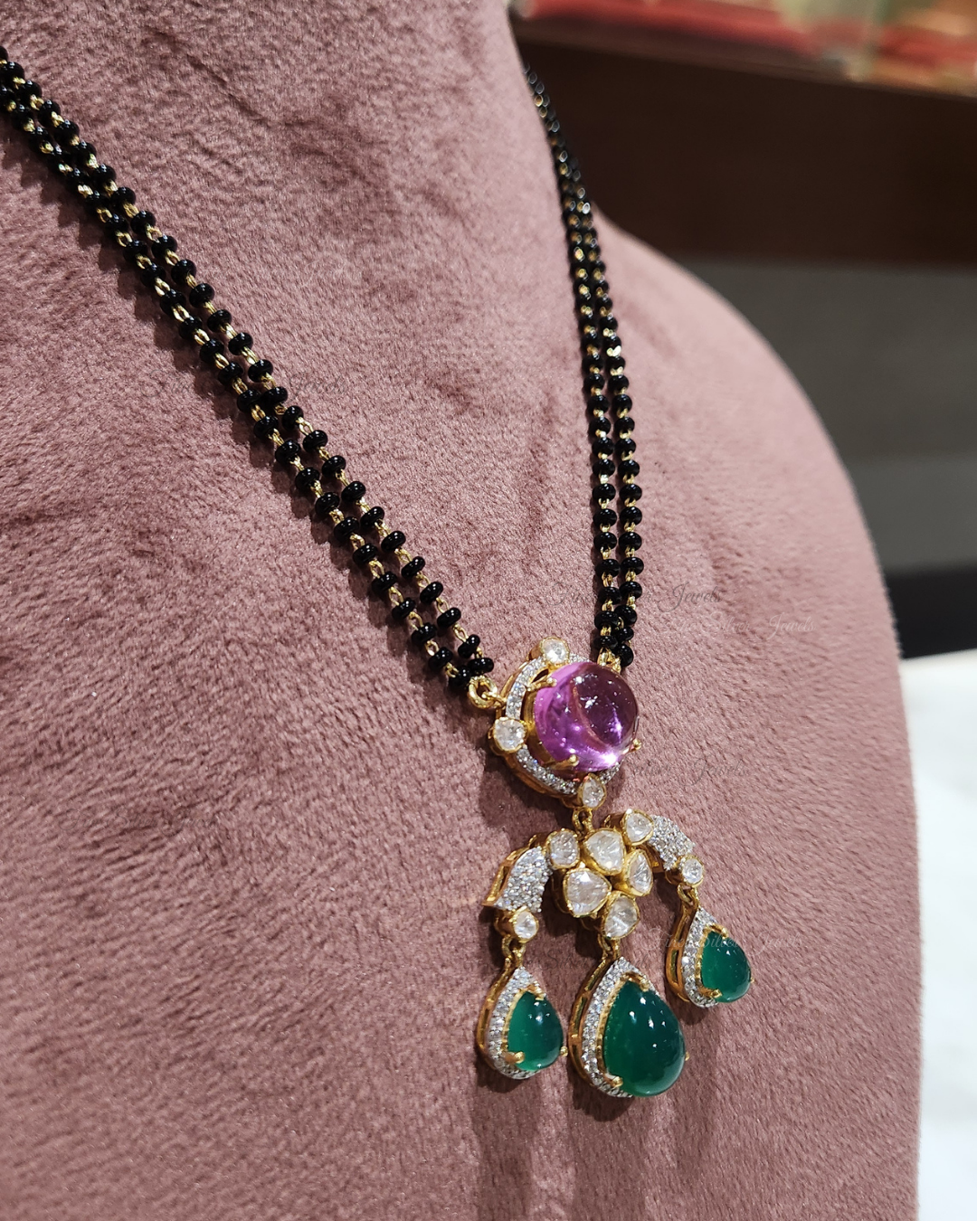 925 Silver Dia Mangalsutra Necklace