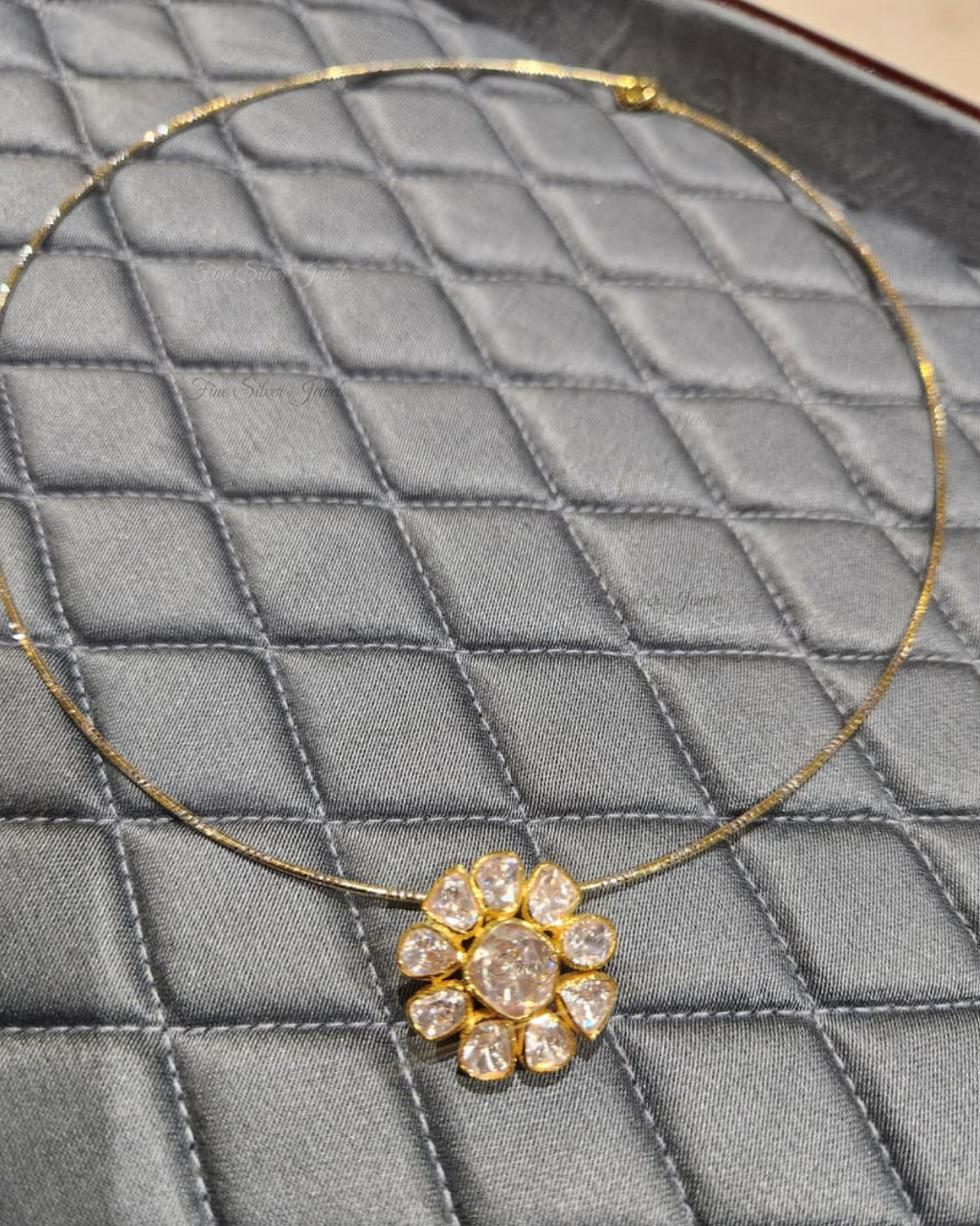 925 Silver Floral Pendant