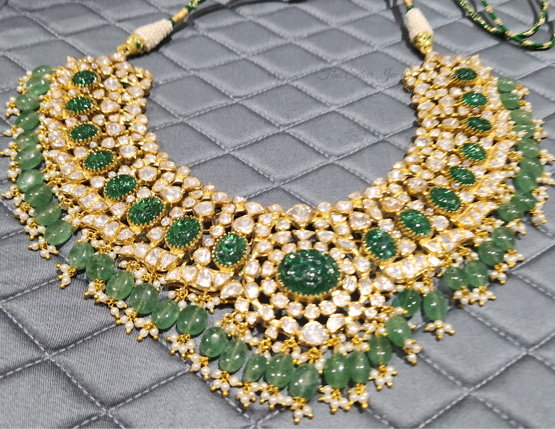 925 Silver Darshi Necklace Set