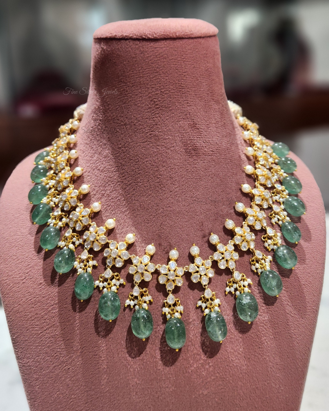 925 Silver Paridhi Necklace Set