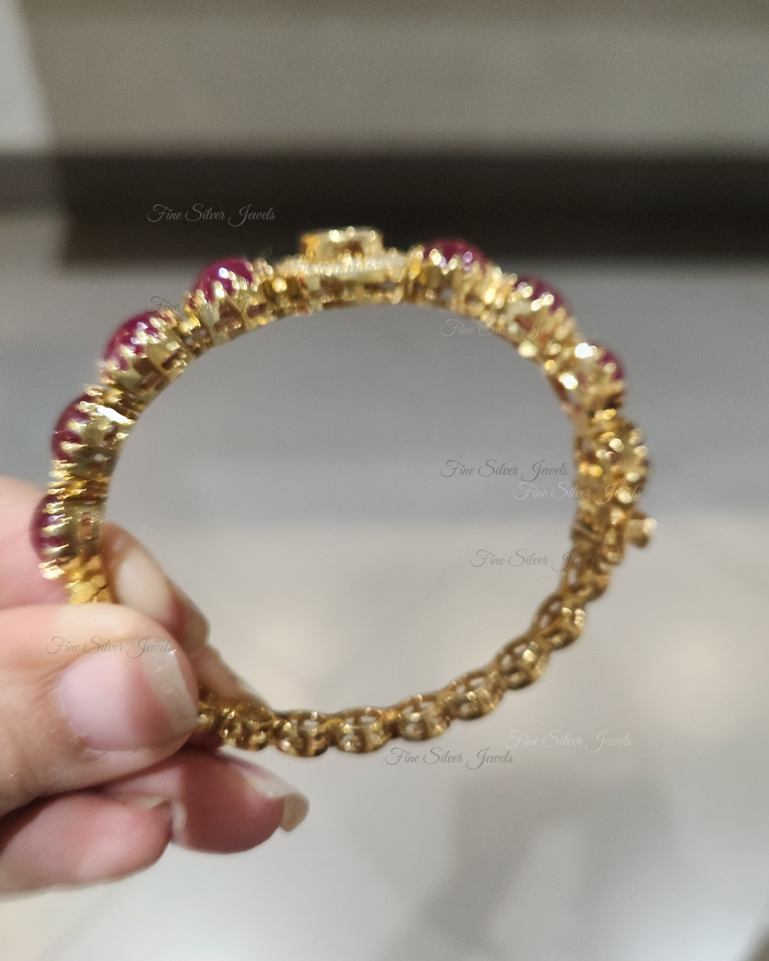 925 Silver Dhriti Navratan Bracelet