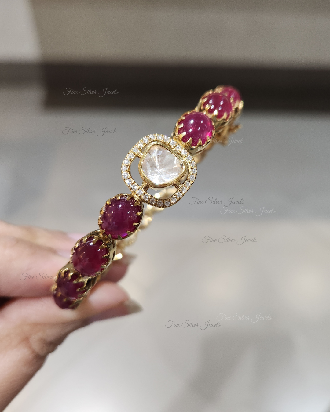 925 Silver Dhriti Navratan Bracelet