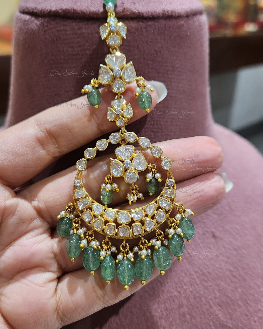 925 Silver Gopika Mangtikka