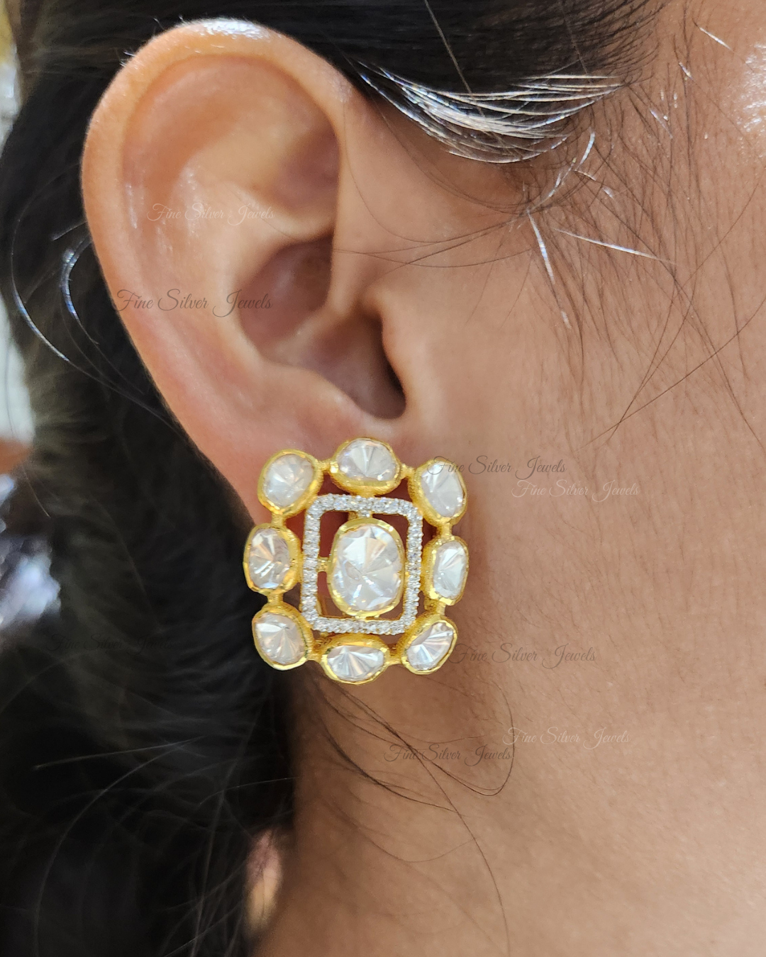 925 Silver Eshwari Earring