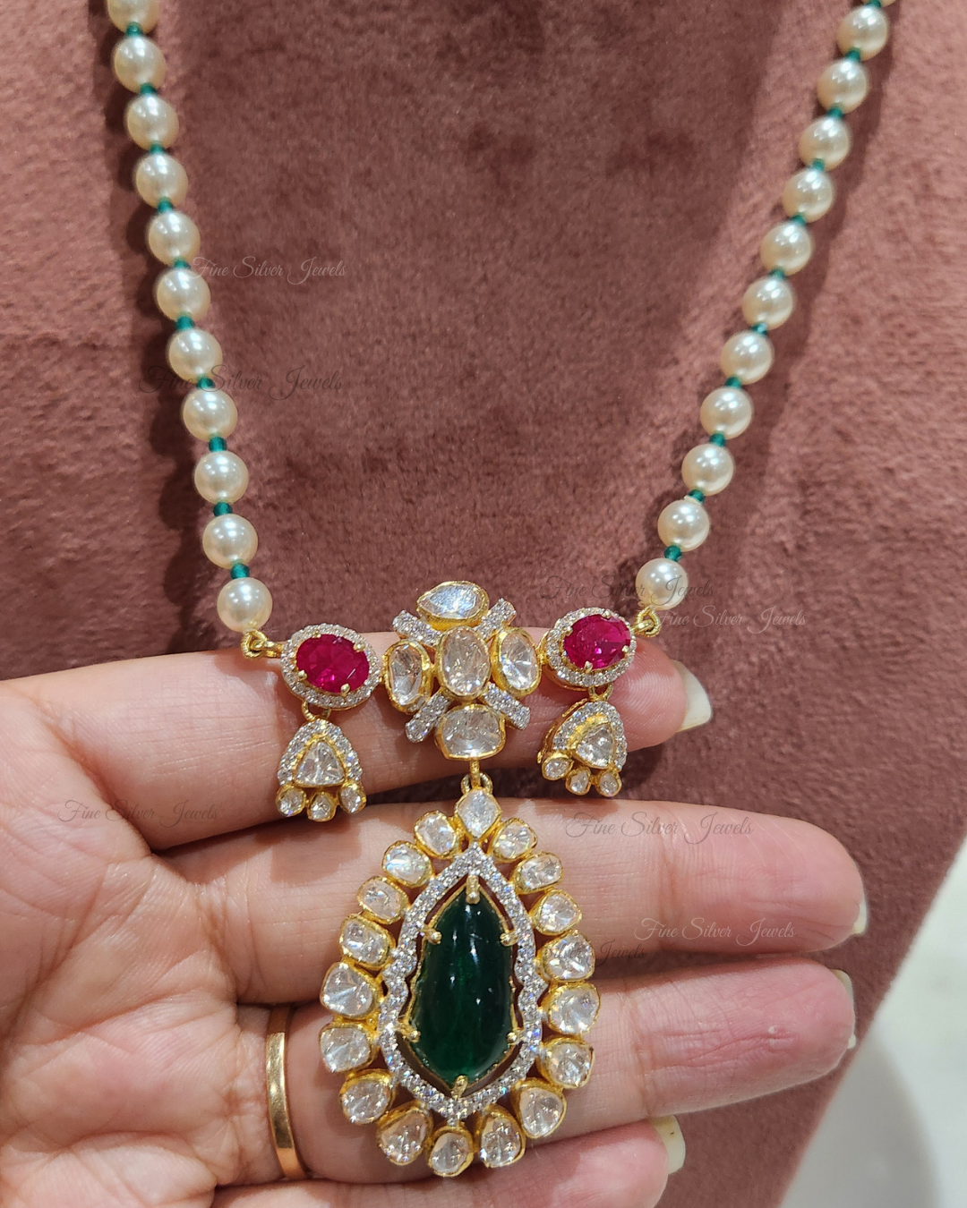 925 Silver Aashini Necklace