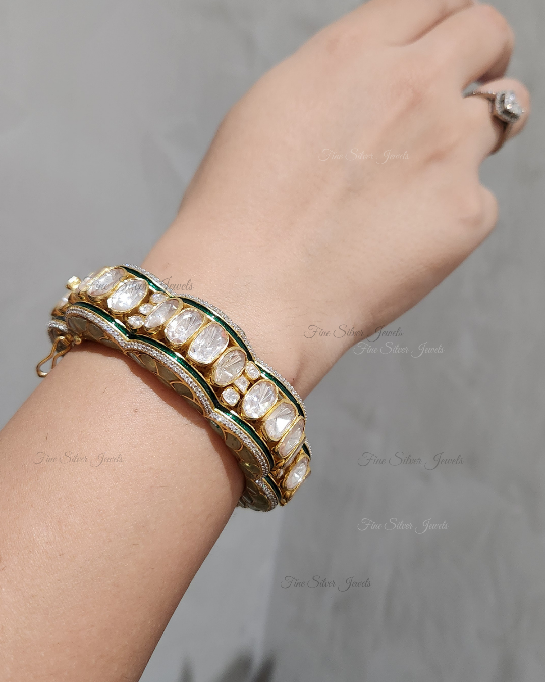 925 Silver Drishti Bangle