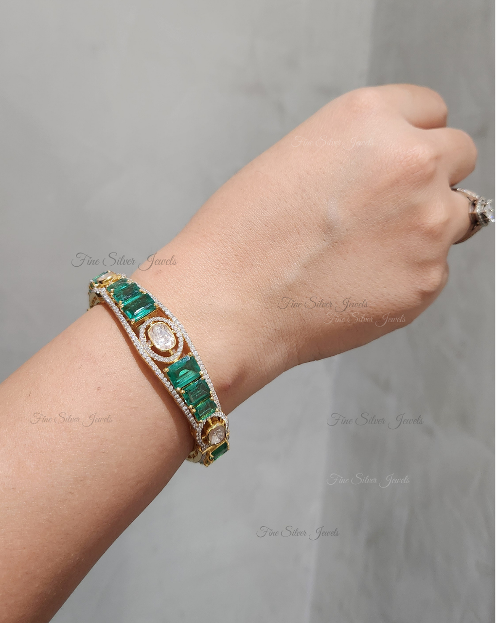 925 Silver Mahalakshmi Bangle