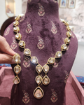 925 Silver Tripti Polki Necklace Set