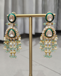 925 Silver Sri Polki Earring