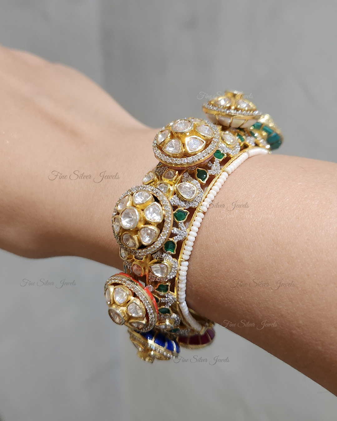 925 Silver Navroop Bangle