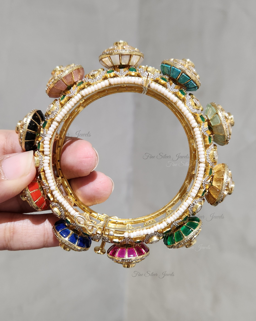 925 Silver Navroop Bangle