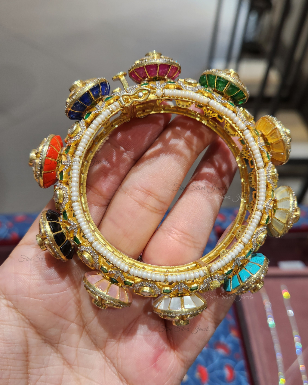 925 Silver Navroop Bangle