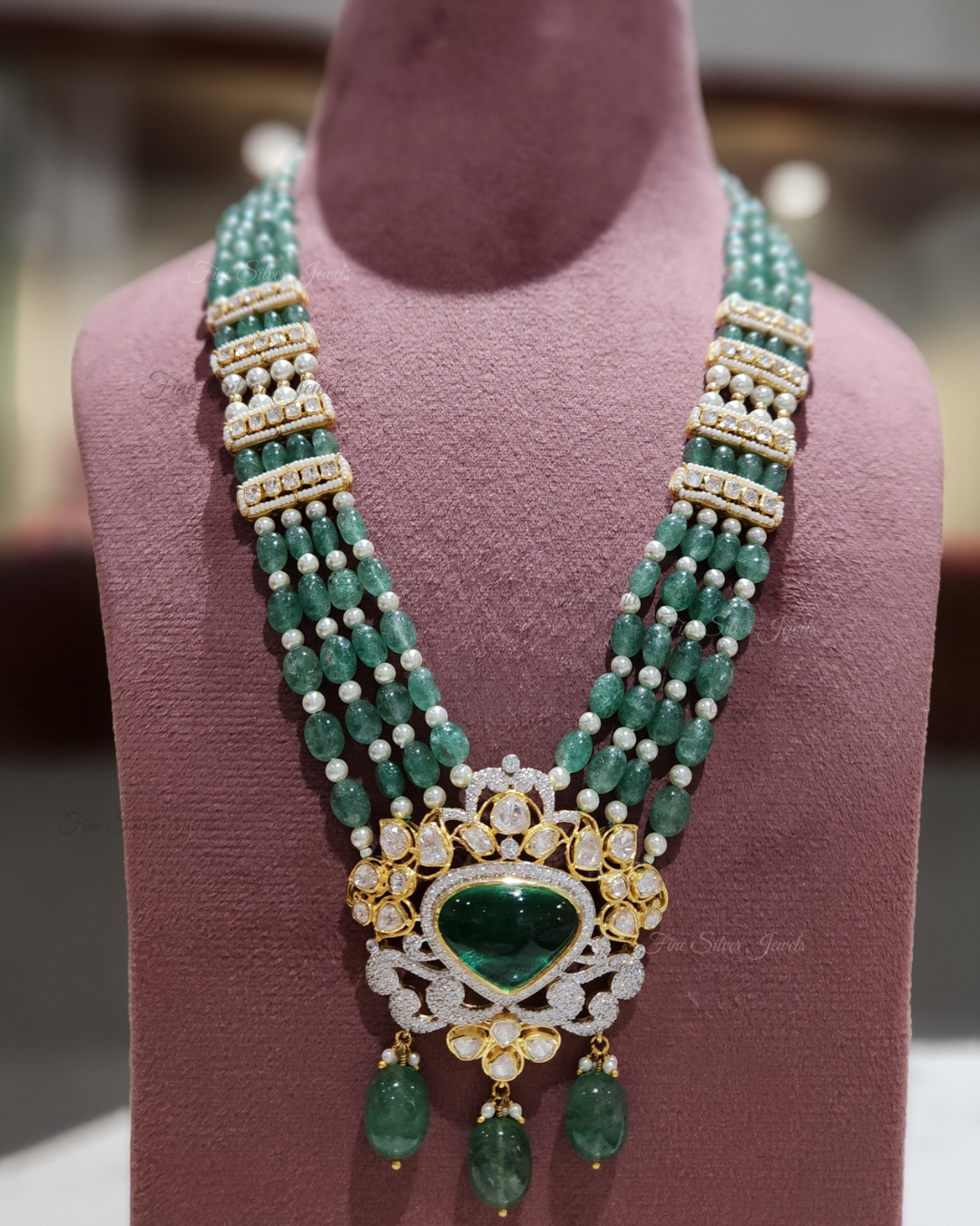 925 Silver Maurya Necklace