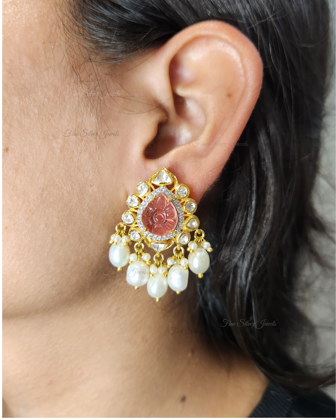 925 Silver Hitakshi Earring