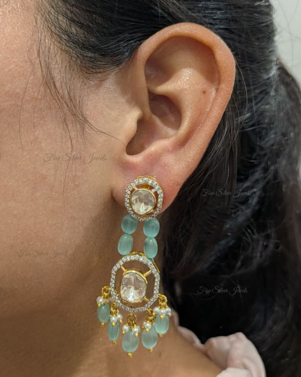 925 Silver Ruhi Earrings