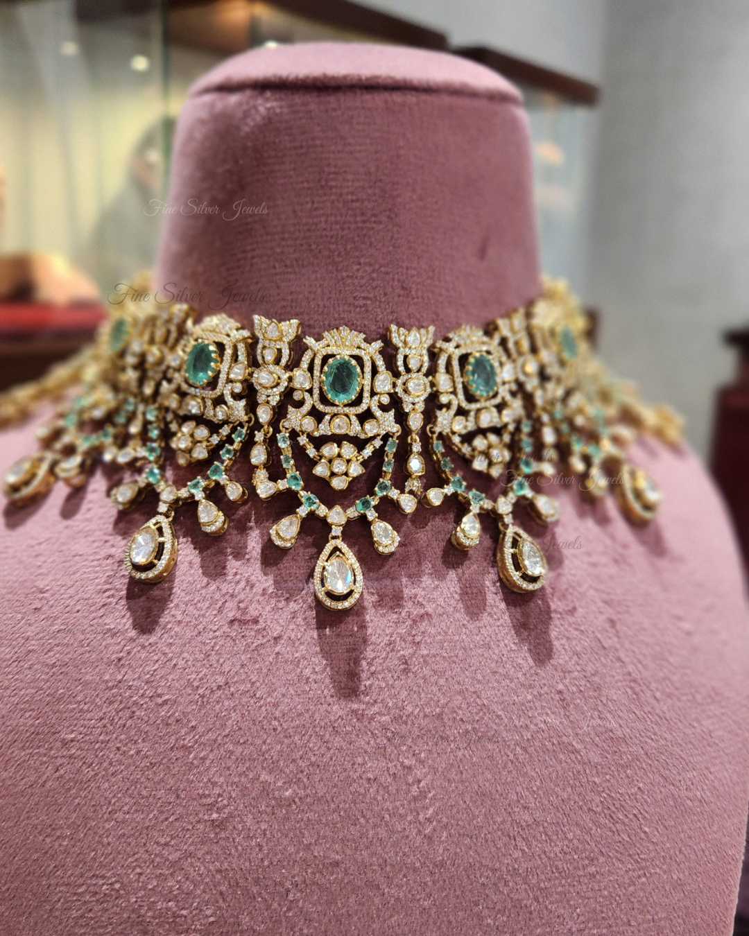 925 Silver Parinita Necklace Set