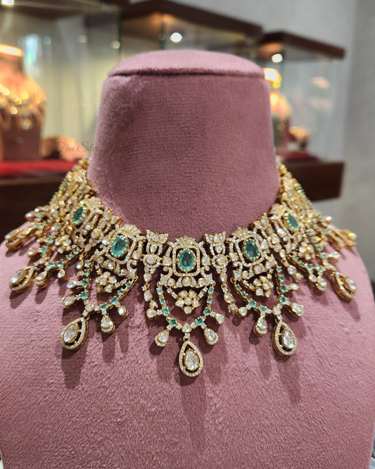 925 Silver Parinita Necklace Set