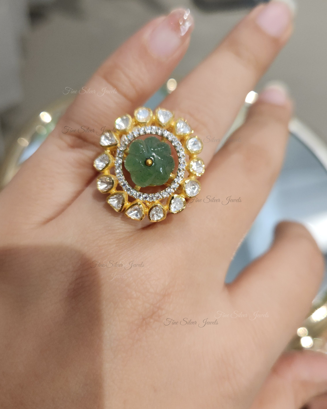 925 Silver Rekha Ring