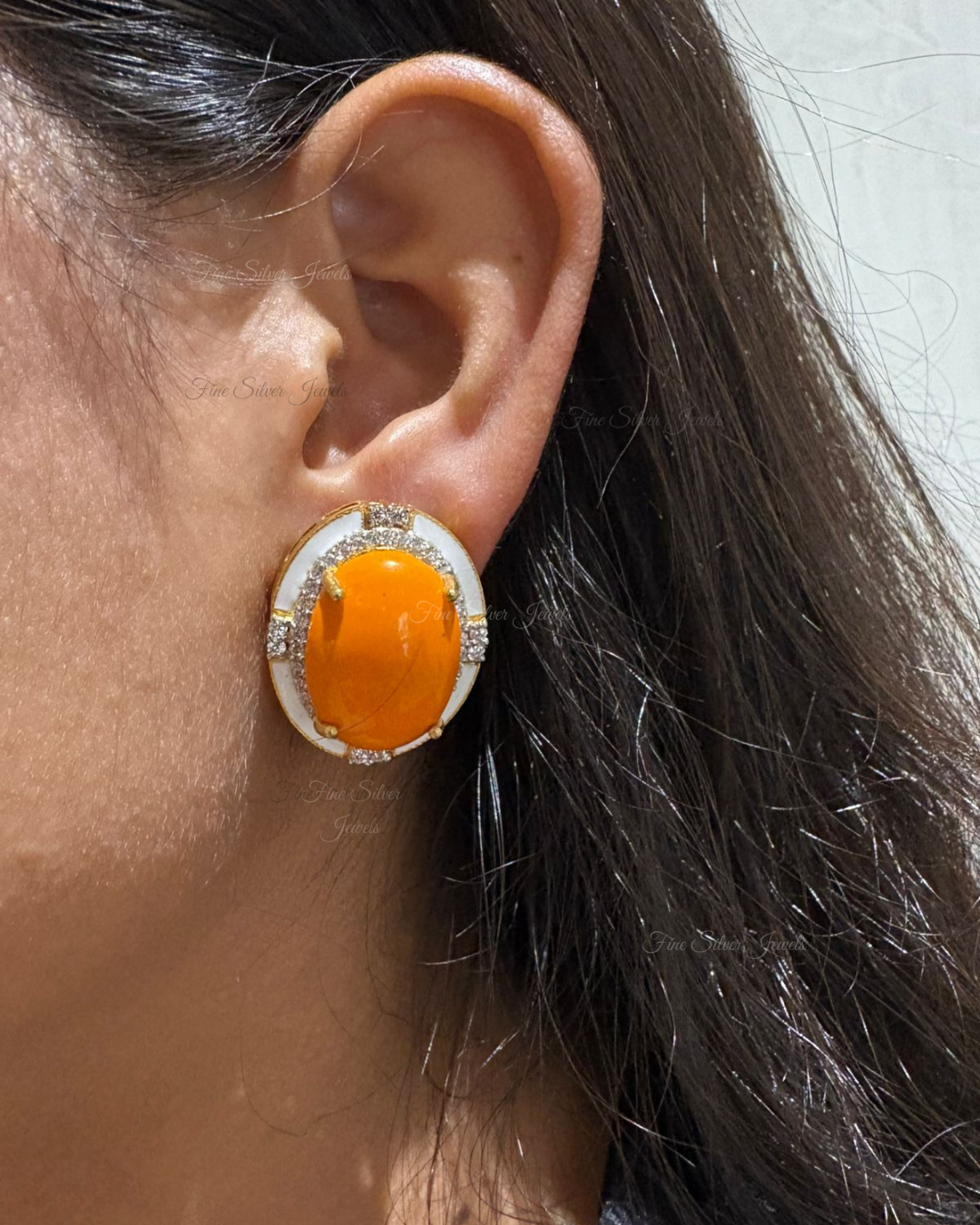 925 Silver Unnati Earring