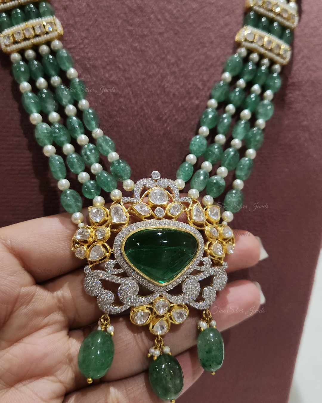 925 Silver Maurya Necklace