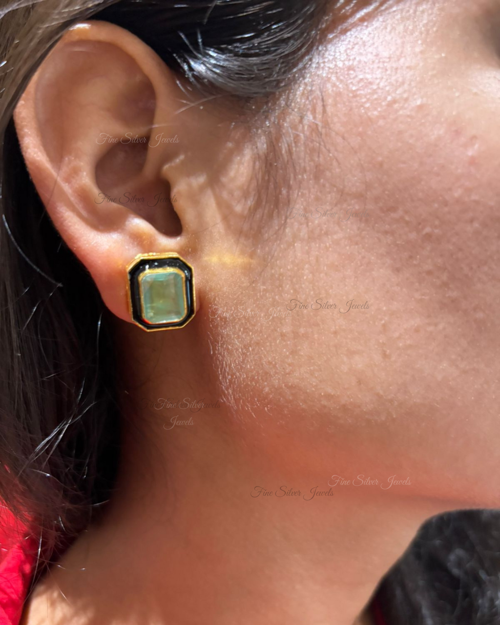 925 Silver Mukta Earrings