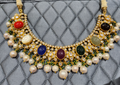 925 Silver Kaveri Navratan Necklace