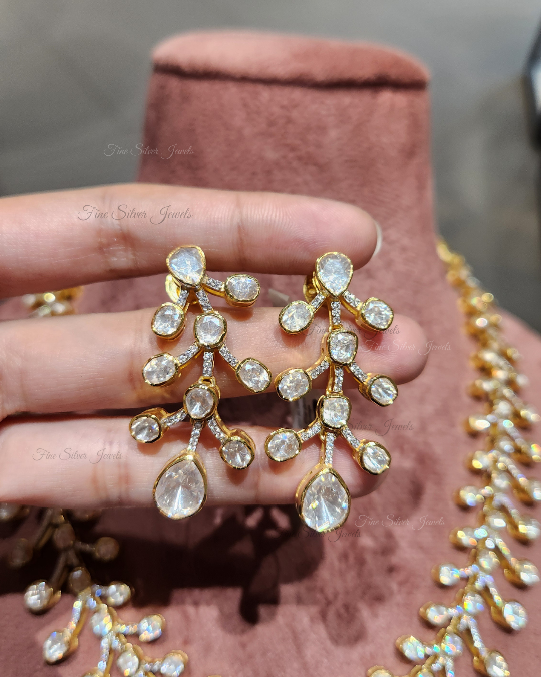 925 Silver Devanshi Necklace Set
